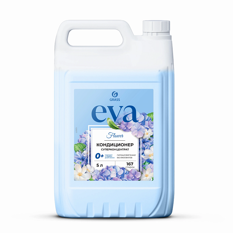 кондиционер для белья eva flower концентрированный (канистра 5л) 