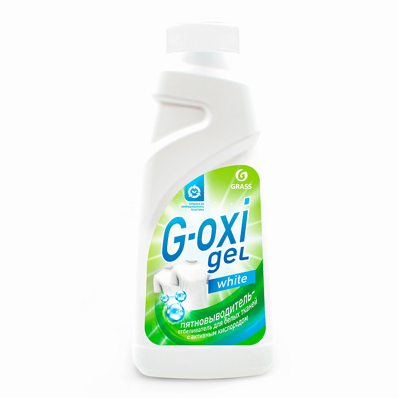 пятновыводитель-отбеливатель g-oxi  для белых вещей с активным кислородом (флакон 500 мл) 