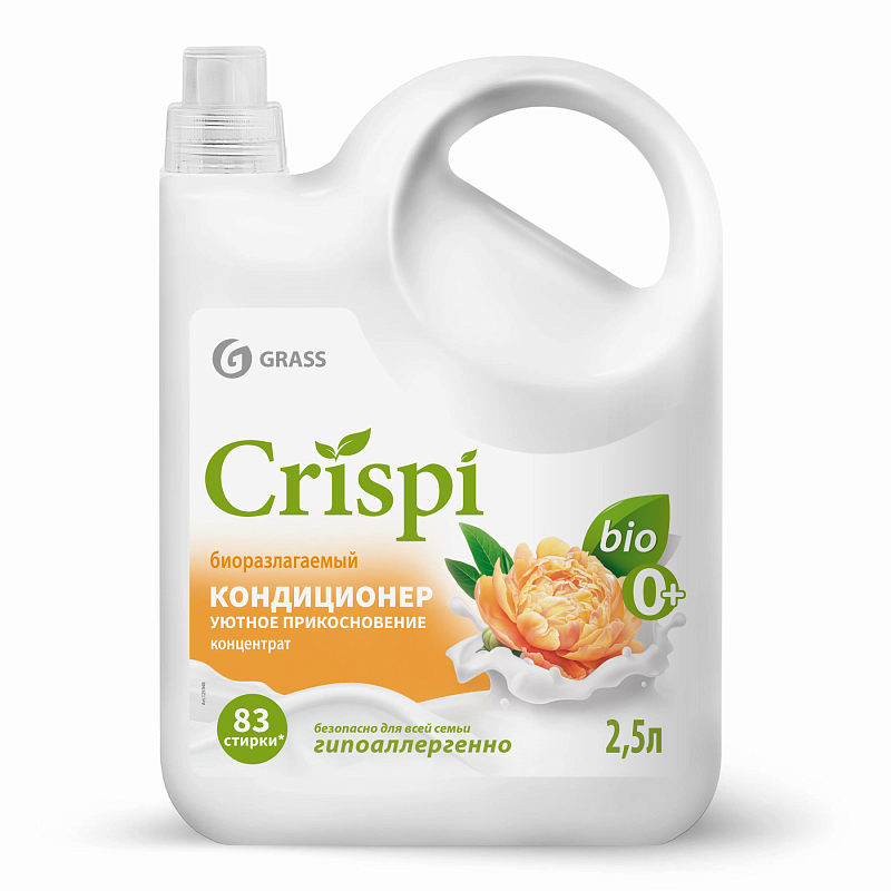 картинка кондиционер-ополаскиватель для стирки crispi концентрированный уютное прикосновение (флакон 2,5 л) кондиционер-ополаскиватель для стирки crispi концентрированный уютное прикосновение (флакон 2,5 л)