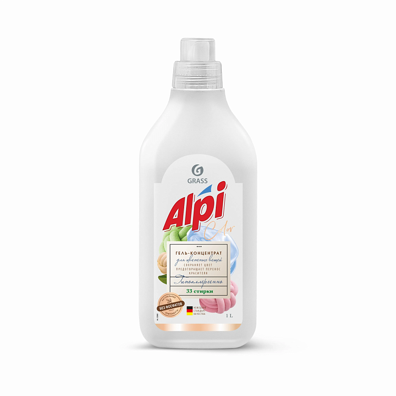 гель-концентрат для цветных вещей alpi color (флакон 1 л) 